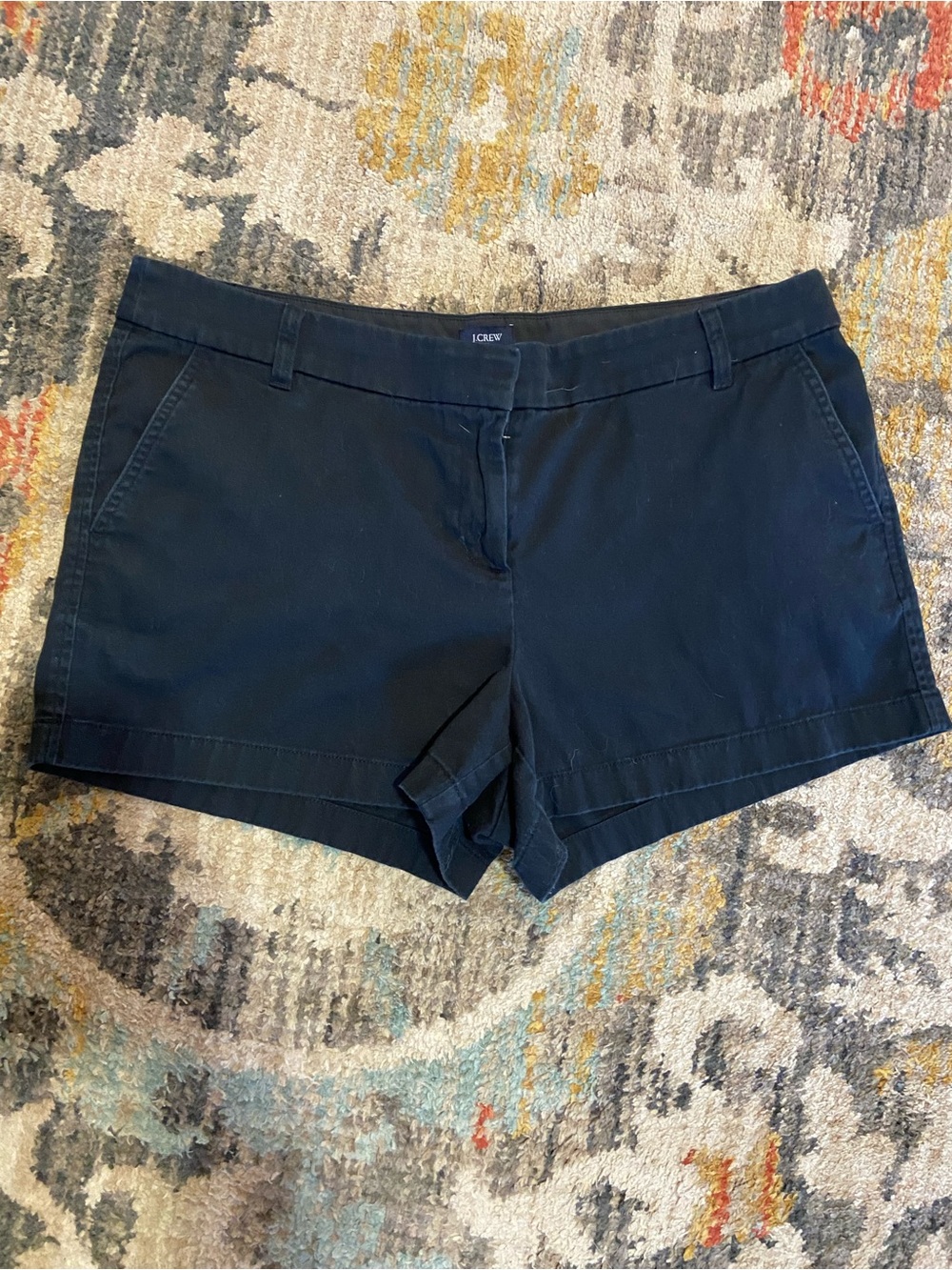 J. Crew Size 14 Women’s Black Casual Chino Shorts